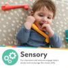 image:imageNuby Tube Teether  2Pack Baby Teething Toy  3 Months  Elephant and GiraffeElephant  Giraffe