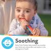 image:imageNuby Tube Teether  2Pack Baby Teething Toy  3 Months  Elephant and GiraffeLlama  Dinosaur