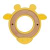 image:imageNuby Natural Wood Teether with Soft Silicone Minimalist Design Easy to Clean Giraffe Yellow