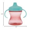 image:imageNuby 2Handle NoSpill Hard Spout Sippy Cup with Easy Grip  3Pack 7 oz  Baby Sippy Cup with Controlled Sipping for 6 Months  PinkPurpleGreenGreenRedBlue