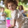 image:imageNuby 3 Piece NoSpill Easy Grip Cup with Flex Straw Clik It Lock Feature Girl 10 OuncePink  Magenta  Aqua