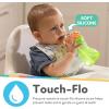 image:imageNuby 3 Piece NoSpill Easy Grip Cup with Flex Straw Clik It Lock Feature Girl 10 OuncePink  Purple  Blue