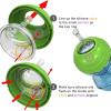 image:imageNuby 3 Piece NoSpill Easy Grip Cup with Flex Straw Clik It Lock Feature Girl 10 OunceRed  Blue  Green