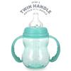 image:imageNuby 3 in 1 Baby Bottle to Training Sippy Cup  8 Oz Toddler Cups Spill Proof with Soft Spout Nipple amp Removable Grip Handles  Dishwasher Safe TealTeal