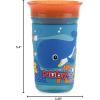 image:imageNuby 360 Degree Easy Sip 3D Grip Wonder Cup with Printed Silicone Sleeve Pirate 10 Oz10 Ounces