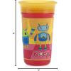 image:imageNuby 360 Degree Easy Sip 3D Grip Wonder Cup with Printed Silicone Sleeve Pirate 10 Oz10 Ounces