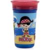 image:imageNuby 360 Degree Easy Sip 3D Grip Wonder Cup with Printed Silicone Sleeve Pirate 10 Oz10 Ounces