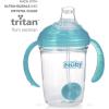 image:imageNuby 360 Grip N Sip 8oz Tritan Cup Weighted Straw with Hygienic Cover PinkTeal