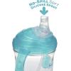 image:imageNuby 360 Grip N Sip 8oz Tritan Cup Weighted Straw with Hygienic Cover PinkTeal