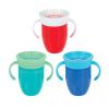 image:imageNuby 360 Wonder Cup SpillProof Transition Cup Sip from All Sides Spoutless Design LeakResistant with TOUCHFLO Silicone Rim Easy Grip for Little Hands BPA Free 6 Months GreenRedBlueGreen  Red  Blue