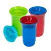 image:imageNuby 3Piece NoSpill Smart Edge 360 Cup with Touch Flo Easy Clean Silicone Rim 10 Oz Girl Color May Vary10 Ounces