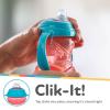 image:imageNuby ClikIt Grip N Sip Soft Spout NoSpill Training Sippy Cup with Handles  3Pack 10 oz  4 Months  BlueGreenRedRed  Blue  Green