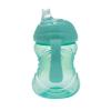 image:imageNuby ClikIt NoSpill Soft Spout Training Sippy Cup with Handles  2Pack 10 Oz  4 Months  NeutralAqua  Gray
