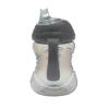 image:imageNuby ClikIt NoSpill Soft Spout Training Sippy Cup with Handles  2Pack 10 Oz  4 Months  NeutralAqua  Gray