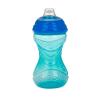 image:imageNuby ClikIt Soft Spout NoSpill Easy Grip Sippy Cup for Girls  3Pack 10 Oz  6 MonthsBlue  Green  Red  Aqua