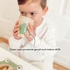 image:imageNuby Eco Friendly Natural Rice Husk Open Cup Drinking Tumbler Frog Print 18 Months  Fully Compostable and Biodegrable81 Ounces Pack of 2