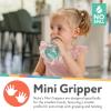 image:imageNuby Mini Gripper NoSpill Baby Sippy Cups with Soft Spout  3 Pack 6 oz  6 Months  PinkPurpleAqua6 Ounce Pack of 3