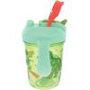image:imageNuby MultiFunction 2in1 Toddler Cup with 360 Weighted Straw and Hard Spout  8 oz  Easy Grip Handles and FlipIt Top  4 Months  DinosaursDinosaurs