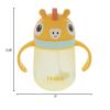 image:imageNuby NoSpill Clikit Silicone Straw Trainer Cup  8 oz  360 Weighted Straw Toddler Sippy Cup for 1 Year Old  DinoGiraffe