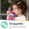 image:imageNuby Thirsty Kids FlipIt NoSpill Toddler Sippy Cup with Soft Spout  12 oz  18 Months  Pink Leopard  Back to School EssentialsPink Leopard