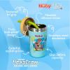 image:imageNuby Thirsty Kids Insulated Toddler Cup with Silicone Flexstraw  12 oz  Stainless Steel and LeakResistant  18 Months  Monster TrucksDinosaurs