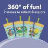 image:imageNuby Thirsty Kids Insulated Toddler Cup with Silicone Flexstraw  12 oz  Stainless Steel and LeakResistant  18 Months  Monster TrucksDinosaurs