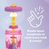 image:imageNuby Thirsty Kids Super Sipper  14oz NoSpill Toddler Cup with 360 Silicone Valve amp Swivel Straw  LeakResistant Durable EasyClean Design  2 pk  BoysPinkPurple