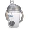 image:imageNuby 360 Grip N Sip 8oz Tritan Cup Weighted Straw with Hygienic Cover PinkGray