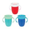image:imageNuby 360 Wonder Cup SpillProof Transition Cup Sip from All Sides Spoutless Design LeakResistant with TOUCHFLO Silicone Rim Easy Grip for Little Hands BPA Free 6 Months GreenRedBlueGreen  Red  Blue