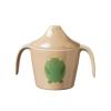 image:imageNuby EcoFriendly Natural Rice Husk Bite Resistant TwoHandle Free Flow Training Cup Frog Print 4 Months Fully Compostable and Biodegrable