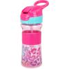 image:imageNuby Thirsty Kids FlipIt NoSpill Toddler Sippy Cup with Soft Spout  12 oz  18 Months  Pink Leopard  Back to School EssentialsPink Leopard