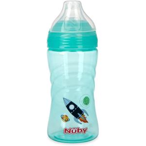 image:imageNuby Thirsty Kids No Spill SipIt Sport Tritan Travel Cup with Soft Silicone Spout and Hygiene Cover 12 Oz Pink Unicorn Print12 Ounces Pack of 12