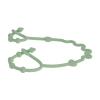 image:imageNuby Silicone Bungee Set  4Piece Tether Set for Pacifiers and Baby Bottles  0 Months