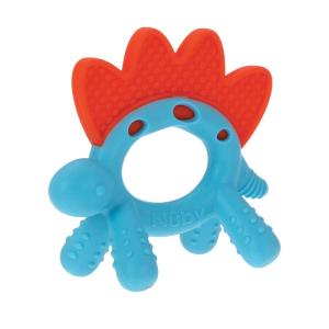 image:imageNuby Geo Zoos Massaging Teether  Baby Teething Toy  Soft Easy Grip  3 Months  Dino  Easter Basket StufferDinosaur