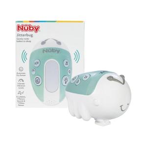 image:imageNuby Jitterbug Stroller Rocker amp Sound Machine for Babies  Portable Soother with Vibrations Sounds and Light Colors  USBC Rechargeable  Attaches to Strollers and Cribs  Green