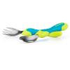 image:imageNuby Babys First Spoons Set  3Pack Feeding Utensils for Babies  6 MonthsBlue  Green