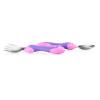 image:imageNuby Babys First Spoons Set  3Pack Feeding Utensils for Babies  6 MonthsPink  Purple