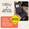 image:imageNuby x Safe In The Seat Car Seat Protector  Compatible with Rear amp Forward Facing Car Seats  Visual Learning Pocket Mesh Storage amp Adjustable Strap