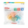 image:imageNuby Silicone Softees Pacifier and Teethers  5Pack Silicone Baby Pacifiers and Teethers  0 Months  Assorted Pastel ColorsNeutrals