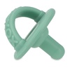 image:imageNuby Silicone Softees Pacifier and Teethers  5Pack Silicone Baby Pacifiers and Teethers  0 Months  Assorted Pastel ColorsYellow Stars and Aqua XOXO