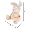 image:imageNuby Peek a Boo Friends Animated Plush Toy with Music and Interactive Play Bunny  Easter Basket Stuffers for Kids for Kids or ToddlersBunny