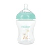 image:imageNuby 3Pack Infant Feeding Bottles with Slow Flow Breast Size Silicone Nipple 0 Months 8oz Delicate Koala Elephant Dinosaur PrintsLlama  Snail  Unicorn Pack of 3