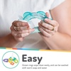 image:imageNuby IcyBite Teethers for Teething Relief  Soft BPAFree Baby Teething Toy  3 Months  Ocean RingsOcean Rings