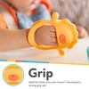 image:imageNuby Silicone Wrist Teething Mitten  Baby Teether Ring  3 Months  Hippo36 Month