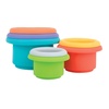 image:imageNuby Soft Silicone Stackable Sun Interactive Toy  5Piece Toddler Stacking Toy for Fine Motor Skills and Early Development  12 Months  Easter Basket StufferStacking Cups