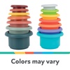 image:imageNuby Soft Silicone Stackable Sun Interactive Toy  5Piece Toddler Stacking Toy for Fine Motor Skills and Early Development  12 Months  Easter Basket StufferStacking Cups
