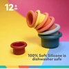 image:imageNuby Soft Silicone Stackable Sun Interactive Toy  5Piece Toddler Stacking Toy for Fine Motor Skills and Early Development  12 Months  Easter Basket StufferStacking Cups