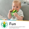 image:imageNuby Veggie Teether for Teething Relief  Soft Baby Teething Toy for 3 Months  Carrot  Easter Basket StufferCorn