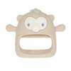 image:imageNuby Silicone Wrist Teething Mitten  Baby Teether Ring  3 Months  Green HedgehogBrown Monkey