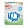 image:imageNuby Geo Zoos Massaging Teether  Baby Teething Toy  Soft Easy Grip  3 Months  Elephant  Easter Basket Stuffer